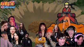 PAIN DESTROY KONOHA Naruto Shippuden Episode 162 REACTION COMPILATION [upl. by Weitzman]