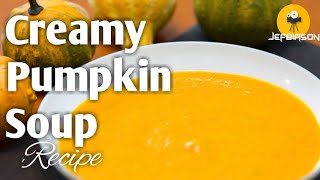 Creamy Pumpkin Soup Recipe [upl. by Dow140]