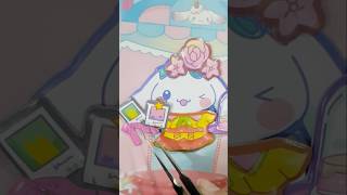 Paper Doll Dressing ASMR asmr craft shorts satisfying kawaii sanrio paper doll cute love [upl. by Salguod395]