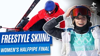 Freestyle Skiing  Womens Freeski Halfpipe Final  Full Replay  Beijing2022 [upl. by Catie]