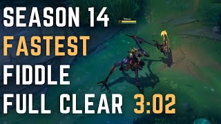 SEASON 14 Fastest Fiddlesticks Full Clear with Guide  302 [upl. by Butch]