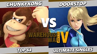 Warehouse War 4  ChunkyKong Donkey Kong Vs Doorstop ZSS Smash Ultimate  SSBU [upl. by Dubois]