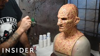 How Masks Are Made For Hollywood  Movies Insider [upl. by Artie]