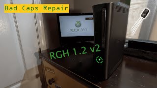 Xbox 360 RGH 12 v2 Bad Capacitors [upl. by Fleisher221]