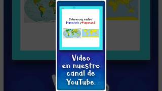 Diferencias Planisferio mapamundi Shorts Short Geografía GeografiAndo geography mapa mapas [upl. by Ideih118]