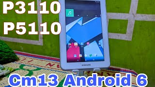 CM13 Samsung tab 2 P3110 P5110 updete android 6 proses gampang [upl. by Prince]