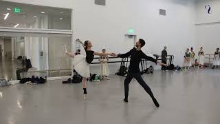 The Nutcracker  Rehearsals with Snow King and Snow Queen  Cincinnati Ballet [upl. by Helban357]