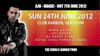 AJD  Magic  The Single Launch Tour [upl. by Aihsatsan]