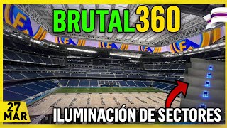 💥 IMÁGENES CONTINUAS en el VIDEOMARCADOR 360 ⚠️OBRAS del SANTIAGO BERNABÉU 27 Marzo 2024 [upl. by Mettah197]