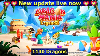 New Ancient update  May 2024 Update is live nowDragon Mania legends  Total 1140 Dragons  DML [upl. by Garretson]