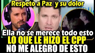 Paco Bazán se pronuncia tras ampay de Jesús Alzamora quotNo me alegro d esto respeto a Paz y su dolor [upl. by Allehs]