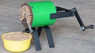 How To Make Homemade Manual Feed Pellet Machine Without Welding  Simple Diy Feed Pellet Machine [upl. by Kirven]