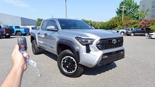 2024 Toyota Tacoma TRD Off Road 4X4 Start Up Walkaround Test Drive and Review [upl. by Nnairam]