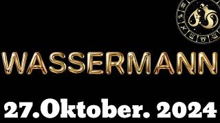 horoskop Wassermann und Tarot Sonntag 27 Oktober 2024 [upl. by Aimac]