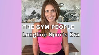 Comfort Meets Style Review of THE GYM PEOPLE Longline Bra [upl. by Mascia357]