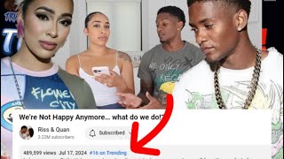 QUAN RISSA STAGED BREAKUP😳‼️HOLD HANDS IN PRIVATE  UNFOLLOW IN PUBLIC😳‼️ [upl. by Avery]