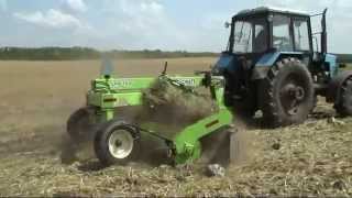 SCHULTE SRW 1400 Rock Windrower Валкователь камней ООО quotЛандтехникquot HD [upl. by Gosselin]