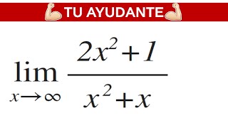 Límites al Infinito  Ejercicio Resuelto 1 [upl. by Tenaj]