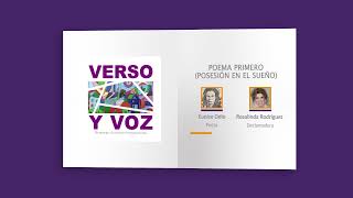 quotPoema primero posesión en el sueño Poeta Eunice Odio Declama Rosalinda Rodríguez [upl. by Eeldarb]