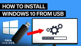 How To Install Windows 10 From USB 2022 [upl. by Sharma813]