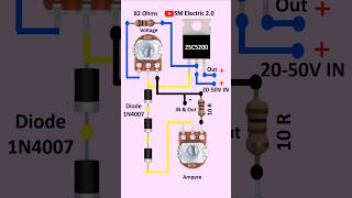 Voltage amp Ampere Regulator Circuit  shorts viral diy electronic [upl. by Rramaj433]