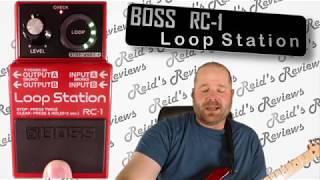 bare bones BOSS RC1 LOOP STATION RC1 Looper Guitar Pedal Review Reids Reviews [upl. by Uwton]