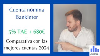 Cuenta nómina Bankinter 2024 características y opiniones [upl. by Cheney]