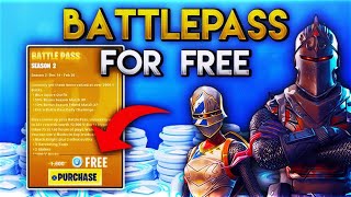 how to get battle pass for free in fortnite battle royale WORKING ON PS4XBOXPC [upl. by Celisse]