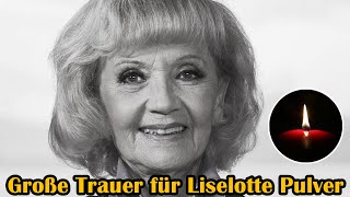 Große Trauer für Liselotte Pulver 94  😥 Schwer krank 😥 Trauriger letzter Tag [upl. by Lednik]