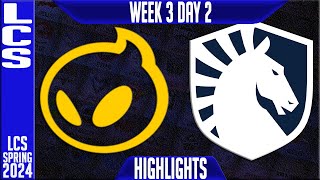 DIG vs TL Highlights  LCS Spring 2024 Week 3 Day 2  Dignitas vs Team Liquid [upl. by Oatis]