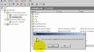 Create a Reverse Lookup DNS Zone in Windows Server 2003 [upl. by Meador]