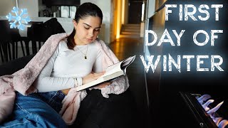 Cozy First Day of Winter Vlog ❄️ [upl. by Auhsej]