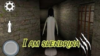 playing as slendrina in granny old house  slendrina mod gameplay horror game [upl. by Prudie]