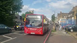 36359 on route 488 to dalston junction at Homerton high Street [upl. by Silletram]