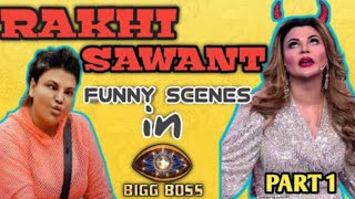 RAKHI SAWANT FUNNY SCENES IN BIGG BOSS 14 [upl. by Eniortna]