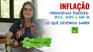 Inflação e os principais índices INPC IPCA IGPM O que devemos saber [upl. by Adiarf]