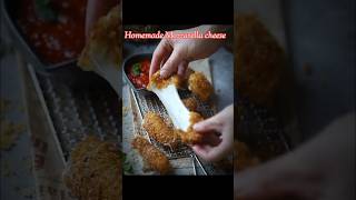 Homemade mozzarella cheese recipe cheese recipefood [upl. by Boothman700]