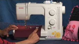 Janome Magnolia 7318 Beginner Sewing Machine [upl. by Addison170]