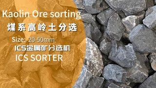 KAOLIN ORE SORTING  ICS MACHINE [upl. by Eardna]