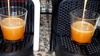 Nespresso Delonghi Inissia vs Nespresso Krups Inissia duel after reset [upl. by Rola]