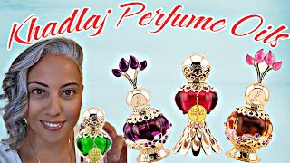 KHADLAJ Oils  Pink Musk  Purple Musk  Malika Red  Malika Green  Glam Finds  Fragrance Reviews [upl. by Atnamas71]