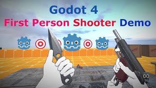 Godot 42 FPS Prototype Demo Godot 4 3D Game Weapon System Shooting Link in Description [upl. by Sivatco451]