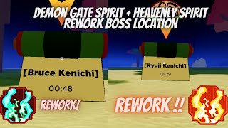 REWORK Demon Gate Spirit And Heavenly Spirit Boss Locations in Shindo Life  RELLGames [upl. by Ytsirhc]