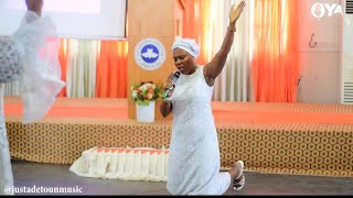 JustAdetoun Powerful Ministration at the RCCG Church [upl. by Einahpats]