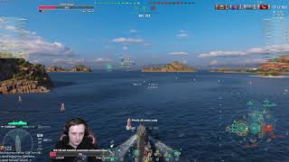 ABSOLUTELY INSANE COMBINATION WITH FLAMBASS  Småland and Vampire II in World of Warships  Trenlass [upl. by Vachill539]