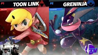 Shark Tank 105 Winners Round 3  MarvelousMarco Toon Link Vs Chowder Greninja  SSBU [upl. by Martinsen163]