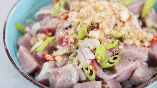 Kinilaw Na Tuna Recipe  Yummy PH [upl. by Millman]