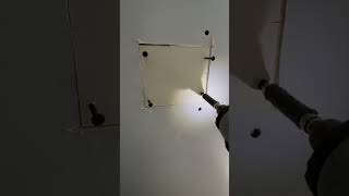 Quick fix a drywall patch [upl. by Nerua]