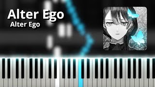 Alter Ego  Alter Ego OST Piano Tutorial [upl. by Urian]