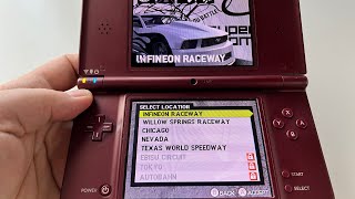 Need for Speed ProStreet NFS  review  DSi XL handheld gameplay [upl. by Fesoy]